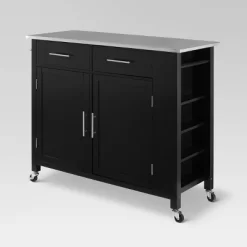 Full Savannah Stainless Steel Top Kitchen Island Cart - Crosley 37 Full Savannah Stainless Steel Top Kitchen Island Cart - Crosley -Baxton Studio Store GUEST eab85d4c fc1d 489a 95ca a5b81ec86303