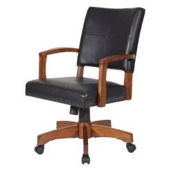Wood Bankers Chair Black - OSP Home Furnishings -Baxton Studio Store GUEST eaf6e5fe e670 45f0 bfe9 db67d1cf4343