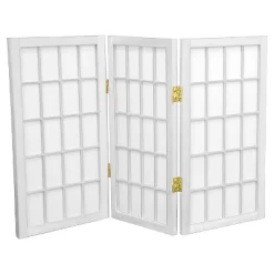 2 Ft. Tall 3 Panels Desktop Window Pane Shoji Screen - Oriental Furniture 15 2 Ft. Tall 3 Panels Desktop Window Pane Shoji Screen - Oriental Furniture -Baxton Studio Store GUEST eb0233ec 66c1 4f73 9f59 3a85c685dc2c