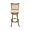 29" Melrose Distressed Barstool Driftwood Ivory - Boraam