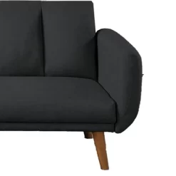 Adjustable Upholstered Sofa With Track Armrests And Angled Legs - Benzara -Baxton Studio Store GUEST ed71ef13 56c8 4a23 b784 df8a06597371