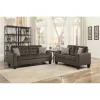 Lantana Tufted Microfiber Loveseat In Chocolate - Lexicon -Baxton Studio Store GUEST ee1000b6 3899 4901 aa2e 71e8a5b0e536