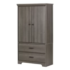 Versa 2 Door Armoire With Drawers - South Shore -Baxton Studio Store GUEST f04bd887 529c 48ac bcc2 919809ed2f78