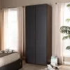 7 Shelf Wardrobe Rikke Two-Tone Wood Storage Cabinet Brown - Baxton Studio -Baxton Studio Store GUEST f0555f9a 26a6 41e9 9068 3a47cefc7a72