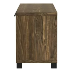 Westfield 4 Door TV Stand For TVs Up To 80" Walnut - Coaster -Baxton Studio Store GUEST f07881cc 713c 4b4a b94d f234509e910f