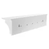 Foster Wall Shelf With Pegs - White 1 Foster Wall Shelf With Pegs - White -Baxton Studio Store GUEST f0d36da5 bea4 4306 968d d0edf1c0271f