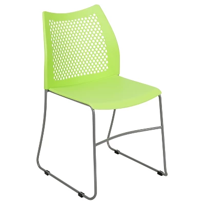 Flash Furniture HERCULES Series 661 Lb. Capacity Stack Chair With Air-Vent Back And Powder Coated Sled Base 14 Flash Furniture HERCULES Series 661 Lb. Capacity Stack Chair With Air-Vent Back And Powder Coated Sled Base - Image 12