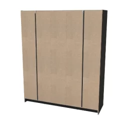 Denmark 5 Door 2 Drawer Wardrobe - Polifurniture -Baxton Studio Store GUEST f1de7b53 4691 4ef9 abbb 76d74c3caf04