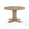 Joanna Round Dining Table Rustic Brown - Crosley