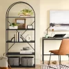 72" Glasgow Metal Arch Bookshelf Black - Threshold™ -Baxton Studio Store GUEST f2bccea0 311b 4518 9d3a 17a359449c07