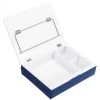 BIRDROCK HOME Lap Desk With Storage And Cushion - Navy
