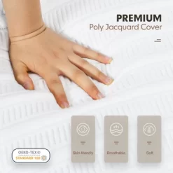 Costway Full Size Wood Bed Frame & 8'' Foam Mattress Set CertiPUR-US Certified -Baxton Studio Store GUEST f5a41f7a 1d64 4269 a5e9 c88bbccbf130