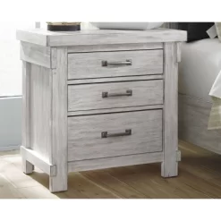Brashland Three Drawer Nightstand White - Signature Design By Ashley