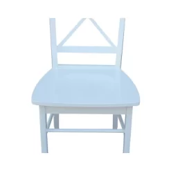 5pc 36" RoundExtendable Dining Table With 4 X Back Chairs Set White - International Concepts -Baxton Studio Store GUEST f7c727ad 0158 4a49 9023 9213d87eda16