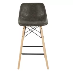 26" Allen Counter Height Barstool Dark Gray - OSP Home Furnishings