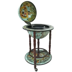 Design Toscano Sixteenth Century Cielo Blue Replica Globe Bar Cabinet -Baxton Studio Store GUEST f8220557 eebd 4466 a8be cdf4bcf4e4c4