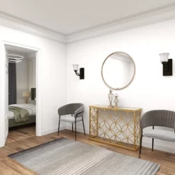 Rectangular Traditional Modern Metal Console Table Gold - Olivia & May -Baxton Studio Store GUEST f8d02a1c 2498 4d48 82dc 3d067ca29a91