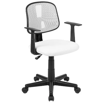 Flash Furniture Flash Fundamentals Mid-Back Mesh Swivel Task Office Chair With Pivot Back And Arms 14 Flash Furniture Flash Fundamentals Mid-Back Mesh Swivel Task Office Chair With Pivot Back And Arms - Image 13