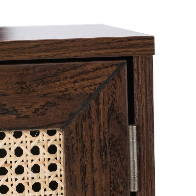 Eurotas Modern Livingroom TV Stand For TVs Up To 65" With Rattan Design | KARAT HOME 8 Eurotas Modern Livingroom TV Stand For TVs Up To 65" With Rattan Design | KARAT HOME - Image 6