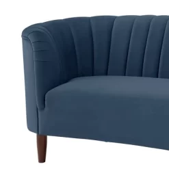 71" Millephri Loveseat Blue Velvet - Acme Furniture -Baxton Studio Store GUEST fe11919b 45cb 41c6 8d3f 8a301bc9d96f