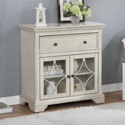 Evadra Hallway Cabinet Antique White - HOMES: Inside + Out